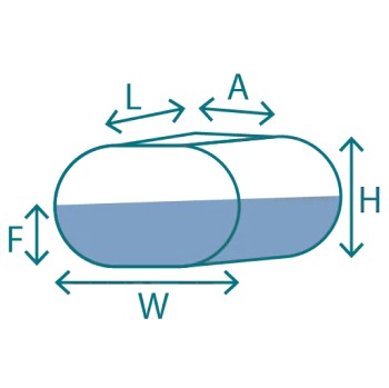 Horizontal Oval tank